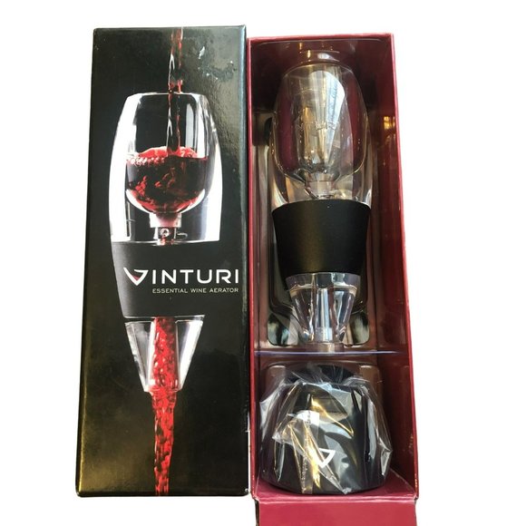 NIB Vinturi Essential Wine Aerator Red Wine Aerator w/Base - Picture 2 of 4